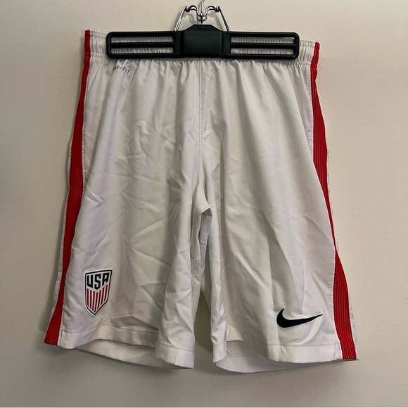 Nike Other - Nike Authentic U.S. Men's Soccer 16/17 Home Stadium Shorts White M 724639-100
